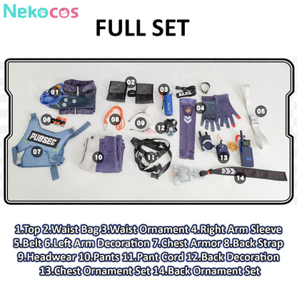 【Nekocos】Game Zenless Zone Zero Cosplay Seth Lowell Cosplay Costume | In Stock