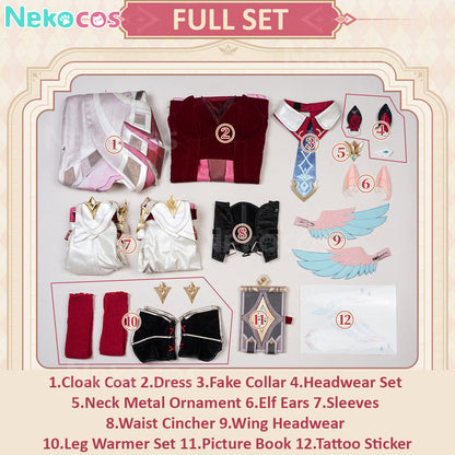 【Nekocos】Game Genshin Impact Cosplay Naturalist Linnea Cosplay Costume Premium Edition | Custom-Tailor