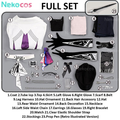【Nekocos】Game Honkai: Star Rail Cosplay Nihilux Cosplay Costume Premium Edition | Custom-Tailor