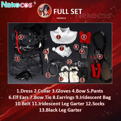 【Nekocos】Game Arknights Cosplay Entelechia Cosplay Costume | In Stock