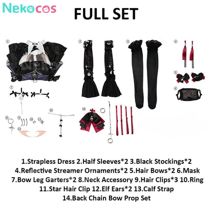 【Nekocos】Game Zenless Zone Zero Cosplay Remielle Dan Cosplay Costume Premium Edition | Custom-Tailor