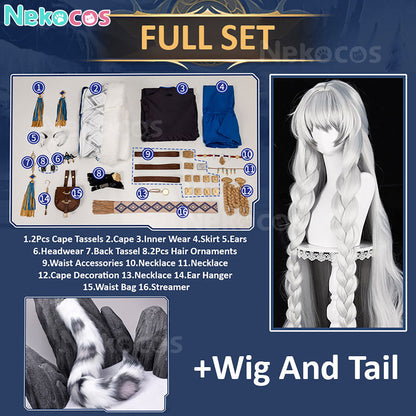 【Nekocos】Game Arknights: Endfield Cosplay Pramanix the Prerita Cosplay Costume Premium Edition | In Stock