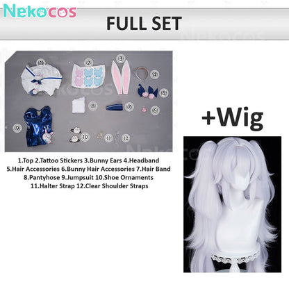 【Nekocos】Game Azur Lane Cosplay Laffey Skins/Bunny Cosplay Costume | In Stock
