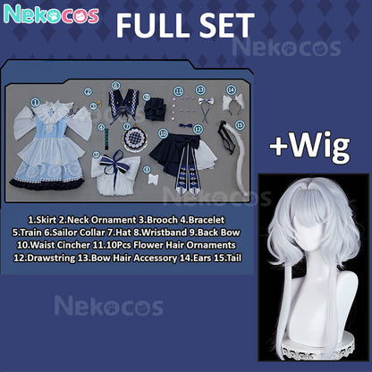【Nekocos】Game Arknights Cosplay Rosmontis Test Collection Cosplay Costume | Custom-Tailor