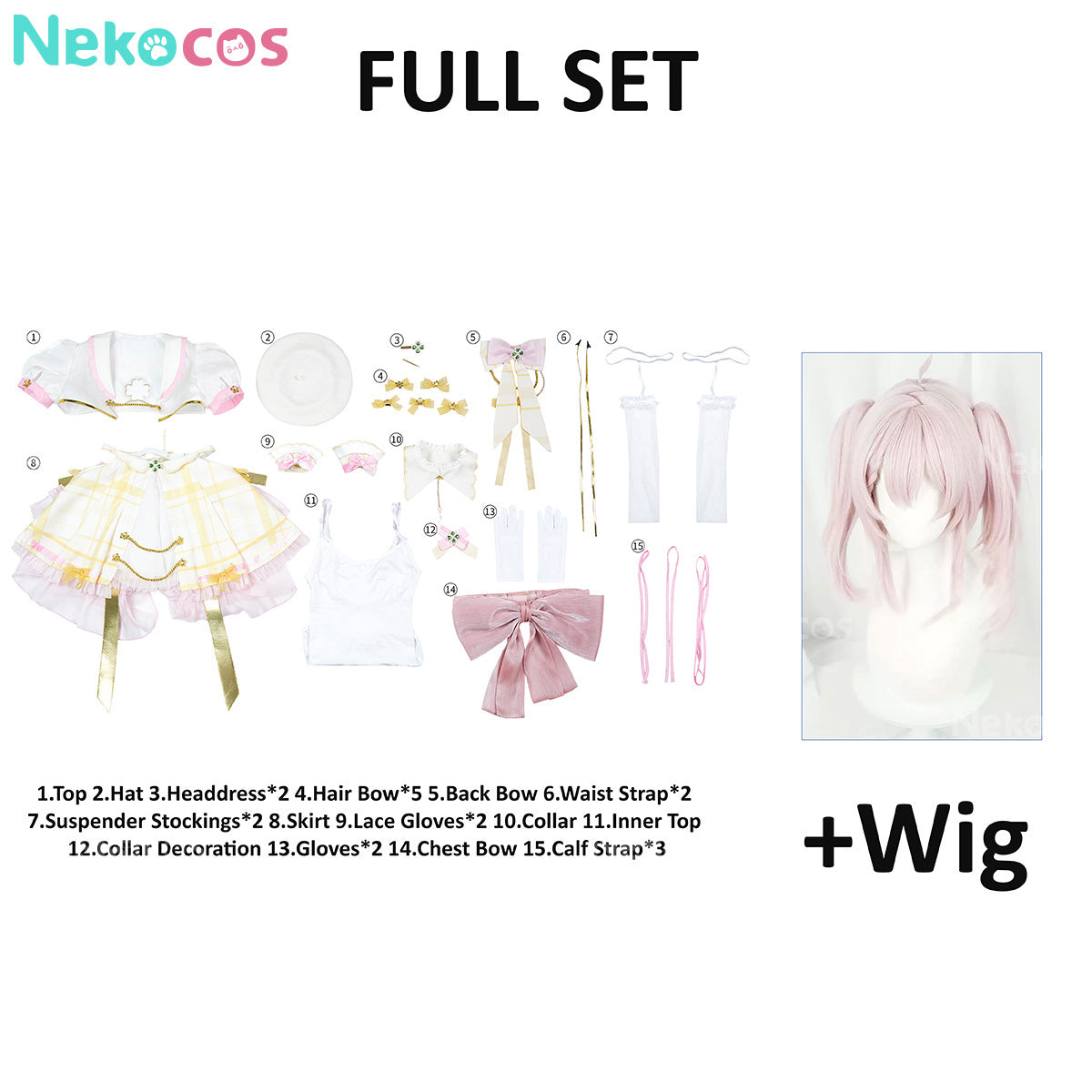 【Nekocos】virtual idol Ace Taffy Cosplay Costume | Custom-Tailor