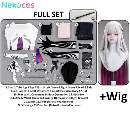 【Nekocos】Game Honkai: Star Rail Cosplay Nihilux Cosplay Costume Premium Edition | Custom-Tailor