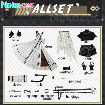 【Nekocos】Game Arknights Cosplay Nearl the Radiant Knight Cosplay Costume Premium Edition | In Stock