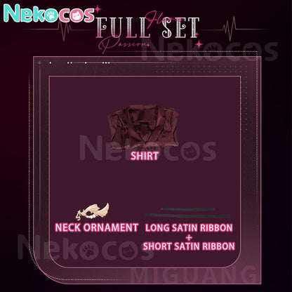 【Nekocos】Game Love and Deepspace Cosplay Passionate Flames: Sleepless Cosplay Costume Premium Edition | In Stock