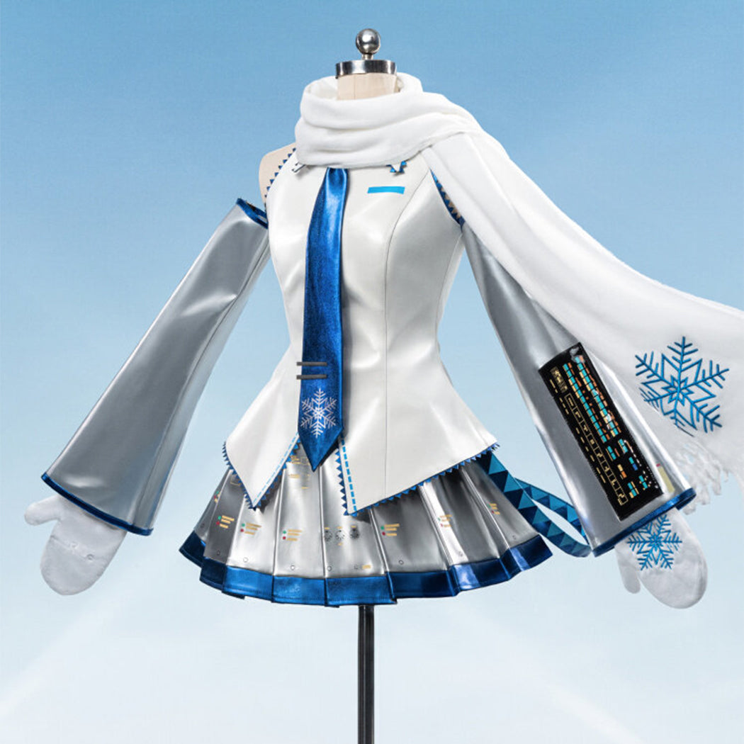 【Nekocos】Snow Miku Cosplay Costume Premium Edition | Custom-Tailor