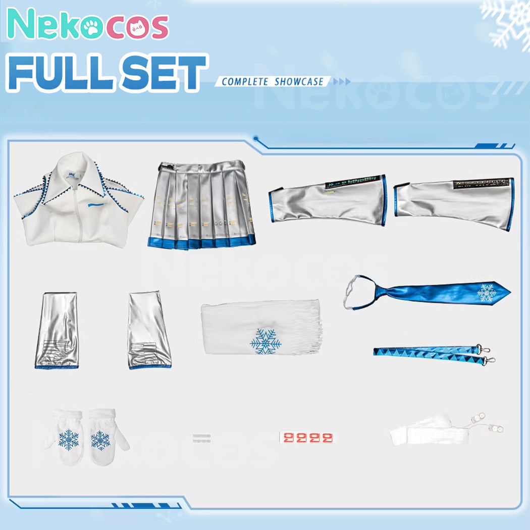 【Nekocos】Snow Miku Cosplay Costume Premium Edition | Custom-Tailor