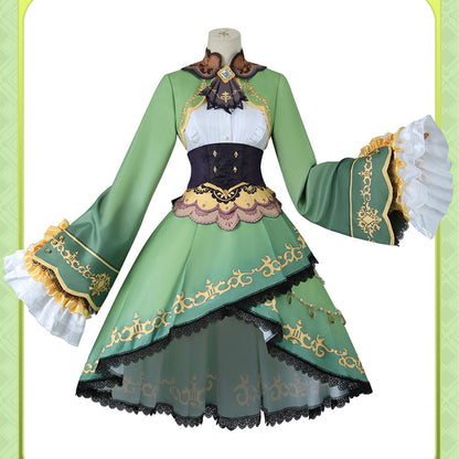 【Nekocos】Game Uma Musume Pretty Derby Cosplay Satono Diamond Cosplay Costume | In Stock