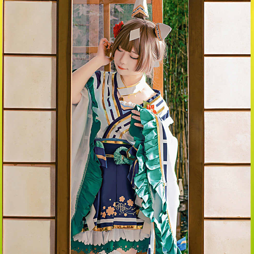 【Nekocos】Game Uma Musume Pretty Derby Cosplay Satono Diamond Cosplay Costume | Custom-Tailor
