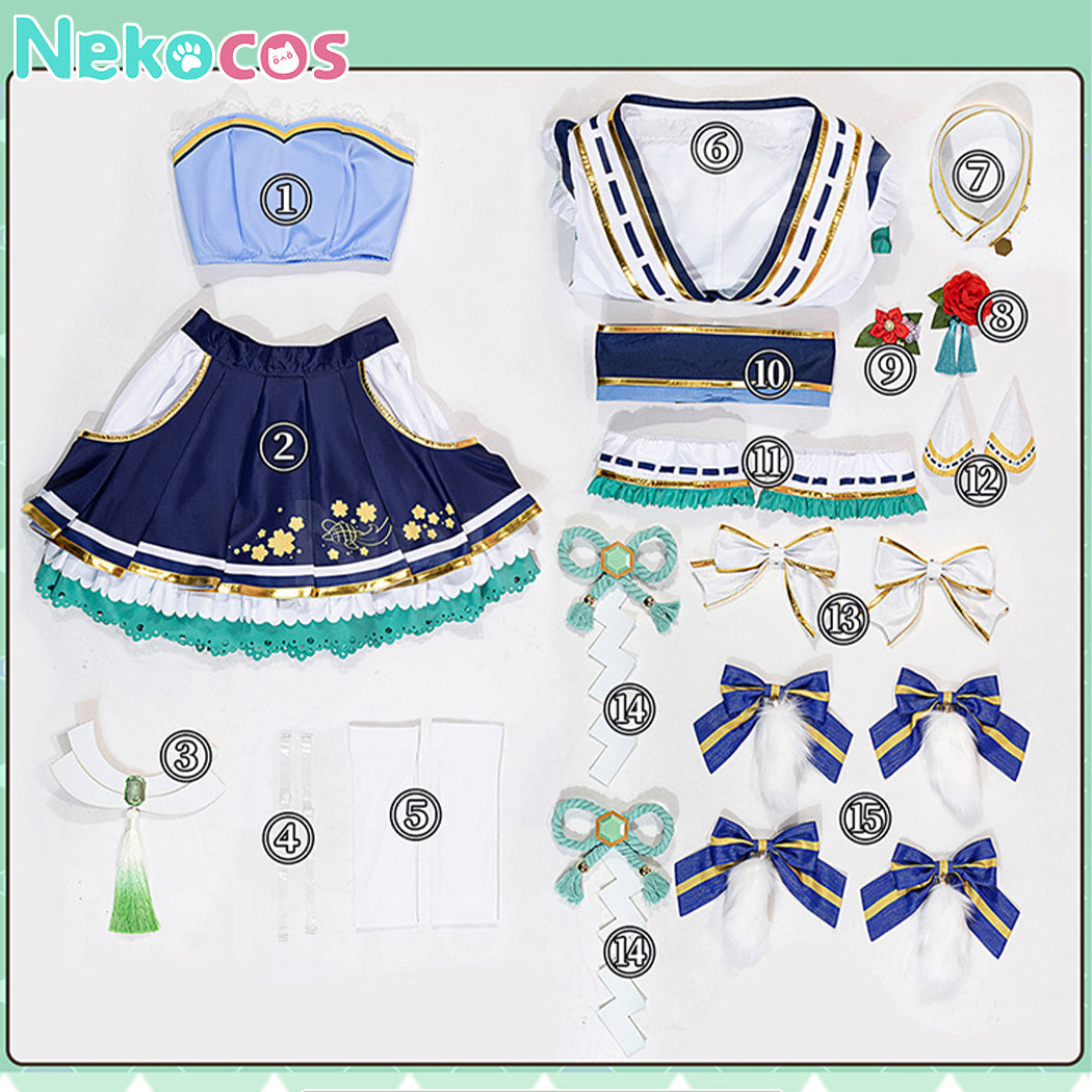 【Nekocos】Game Uma Musume Pretty Derby Cosplay Satono Diamond Cosplay Costume | Custom-Tailor