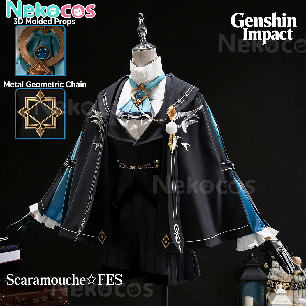 【Nekocos】Game Genshin Impact Cosplay Wanderer Scaramouche Cosplay Costume | In Stock