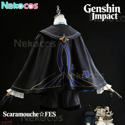 【Nekocos】Game Genshin Impact Cosplay Wanderer Scaramouche Cosplay Costume | In Stock