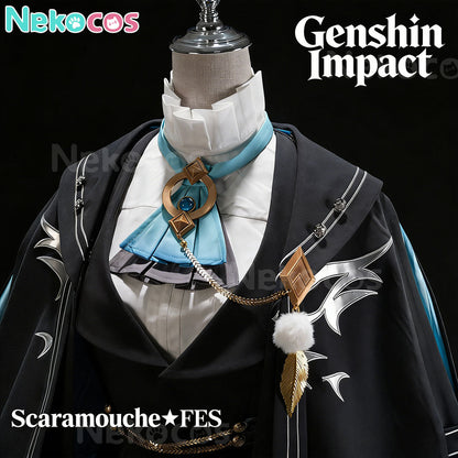 【Nekocos】Game Genshin Impact Cosplay Wanderer Scaramouche Cosplay Costume | In Stock