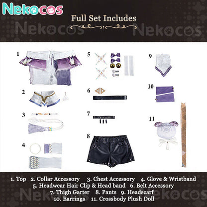 【Nekocos】Game Wuthering Waves Cosplay Mornye Cosplay Costume | Custom-Tailor