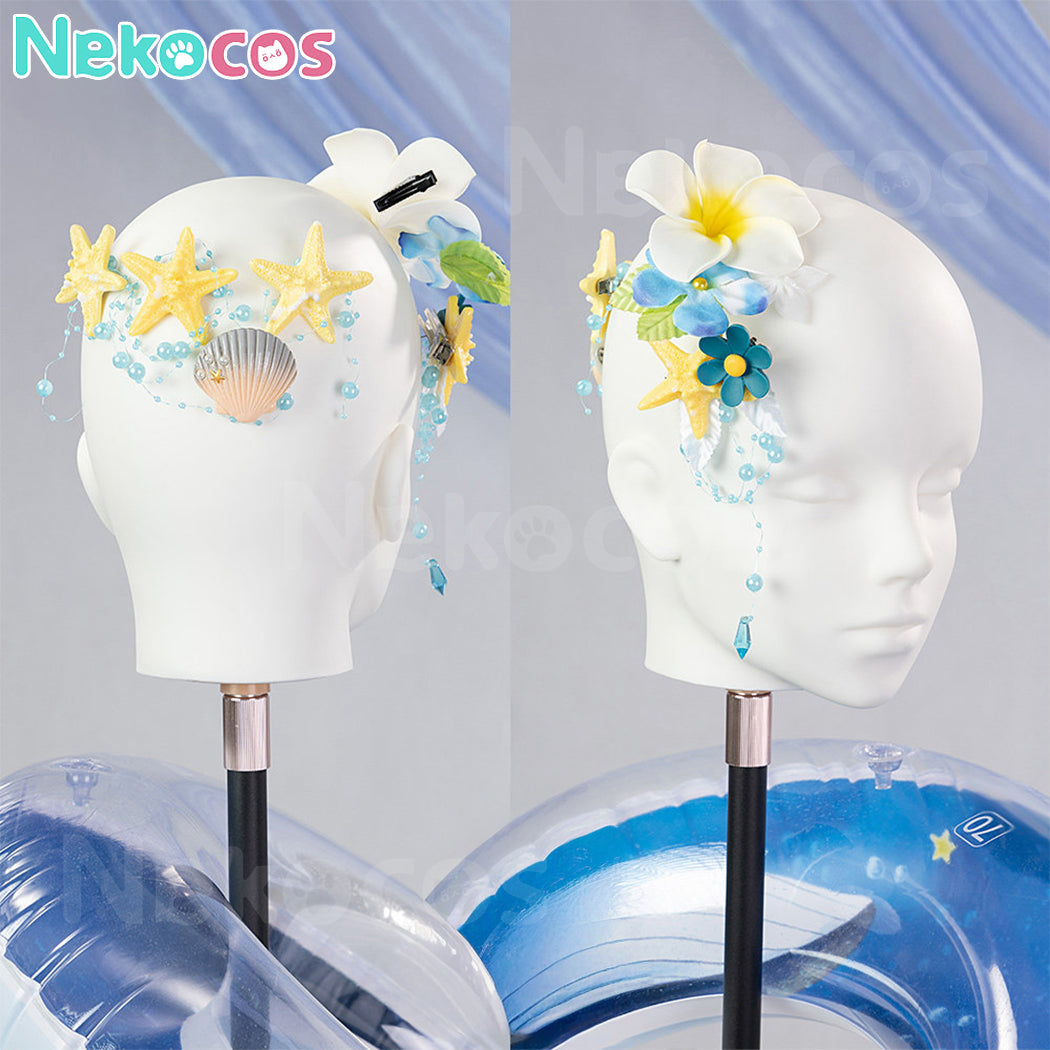 【Nekocos】Game Uma Musume Pretty Derby Cosplay Silence Suzuka Swimsuit Cosplay Costume | Custom-Tailor