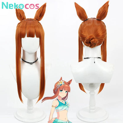 【Nekocos】Game Uma Musume Pretty Derby Cosplay Silence Suzuka Swimsuit Cosplay Costume | Custom-Tailor