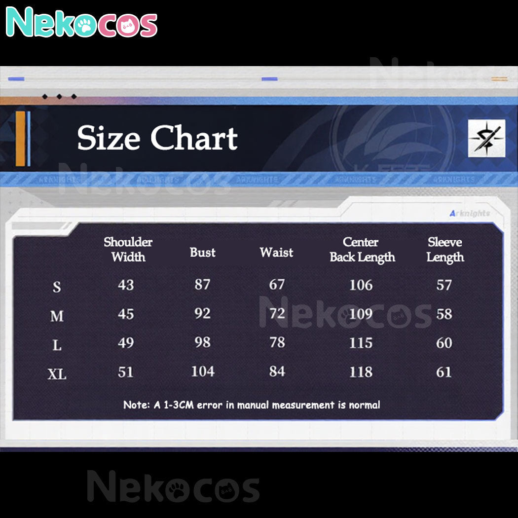 Arknights SilverAsh Cosplay Costume - Premium EditionArknights,Costume,Game