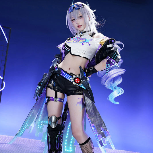 【Nekocos】Game Honkai: Star Rail Cosplay Silver Wolf LV.999 Cosplay Costume Premium Edition | Custom-Tailor
