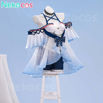 【Nekocos】Game Arknights Cosplay Skadi Swimsuit Cosplay Costume Premium Edition | Custom-Tailor