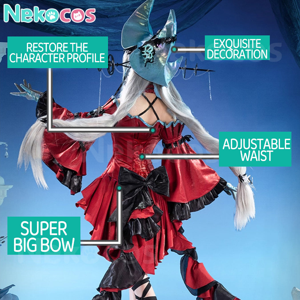 【Nekocos】Game Arknights Cosplay Skadi the Corrupting Heart Cosplay Costume Premium Edition | In Stock