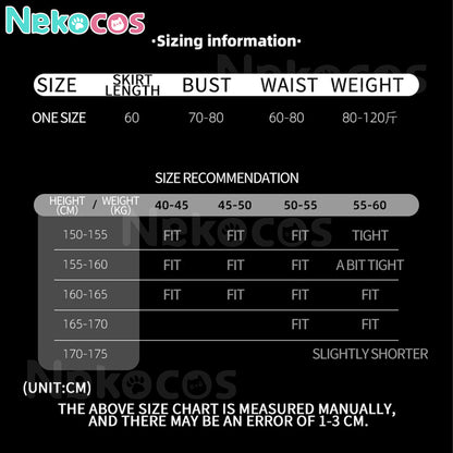 【Nekocos】Christmas Maid Outfit Cosplay Costume Strapless Bodycon Dress | In Stock