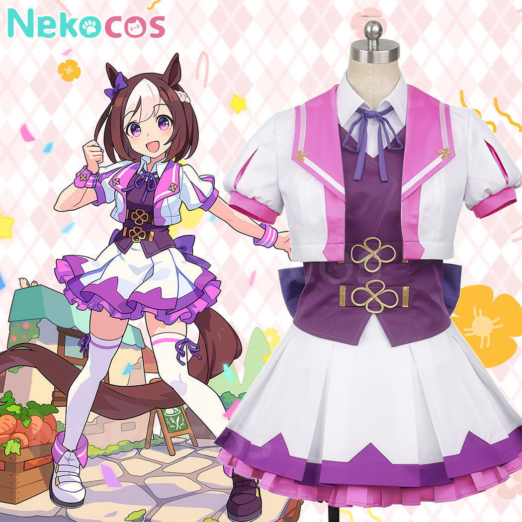 【Nekocos】Game Uma Musume Pretty Derby Cosplay Special week Cosplay Costume | Custom-Tailor