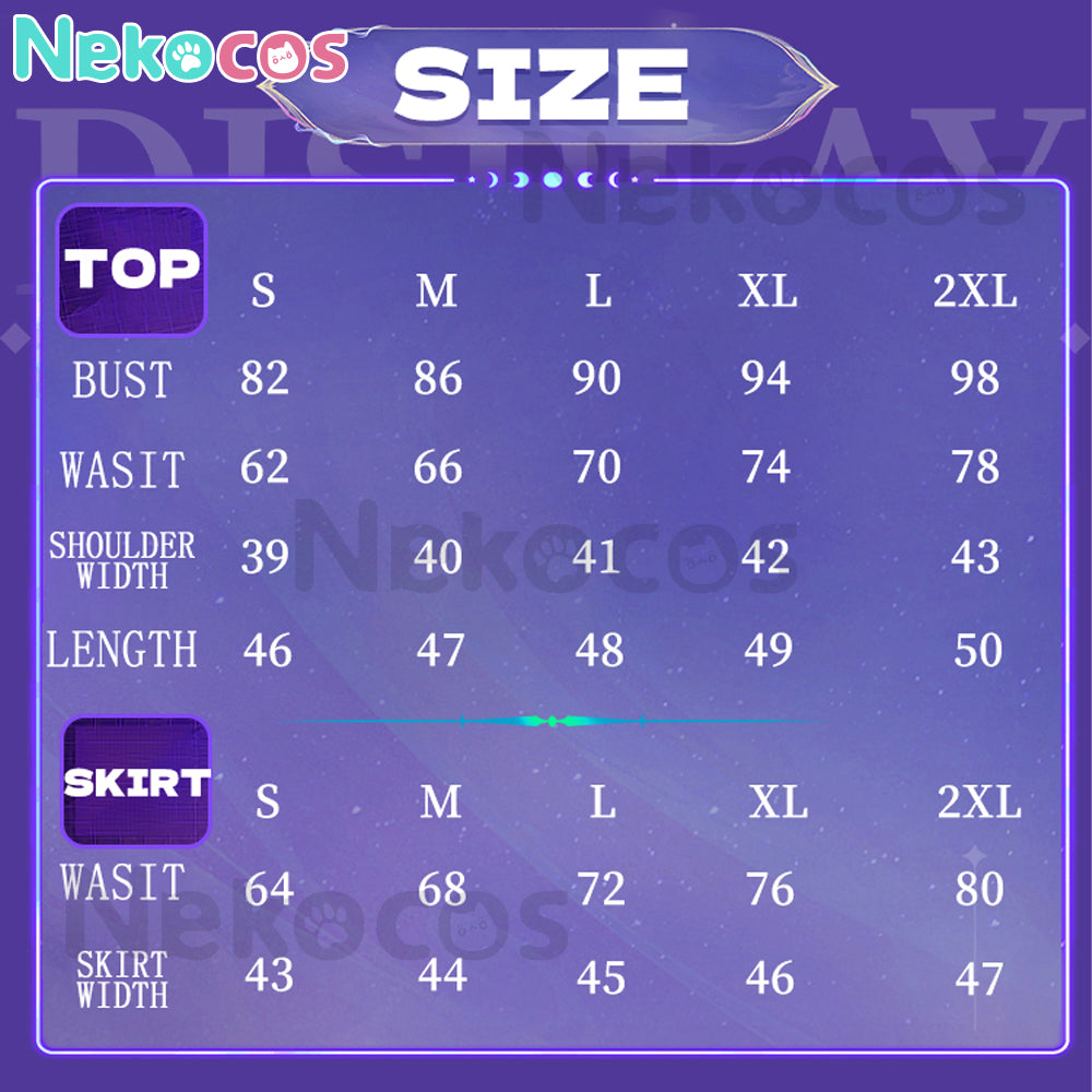 【Nekocos】Game Cosplay Naruse Shiroha&Sorakado Ao Cosplay Costume | In Stock