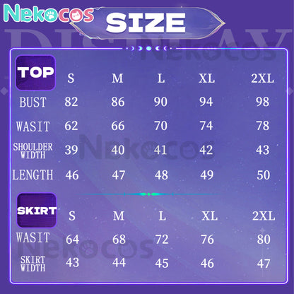 【Nekocos】Game Cosplay Naruse Shiroha&Sorakado Ao Cosplay Costume | In Stock