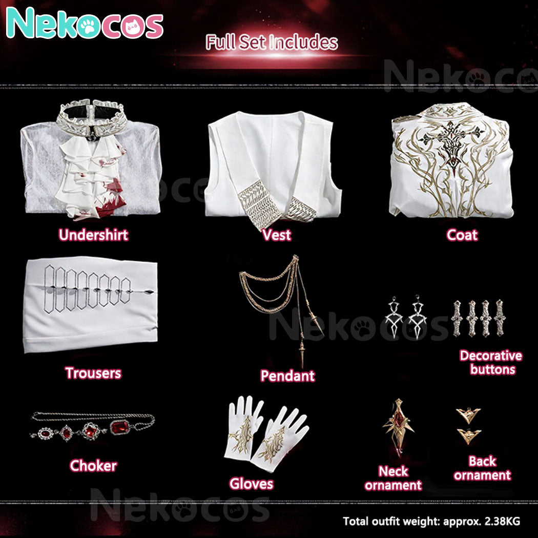 【Nekocos】Game Love and Deepspace Cosplay Sylus Silverwing Fiend Cosplay Costume Premium Edition | Custom-Tailor