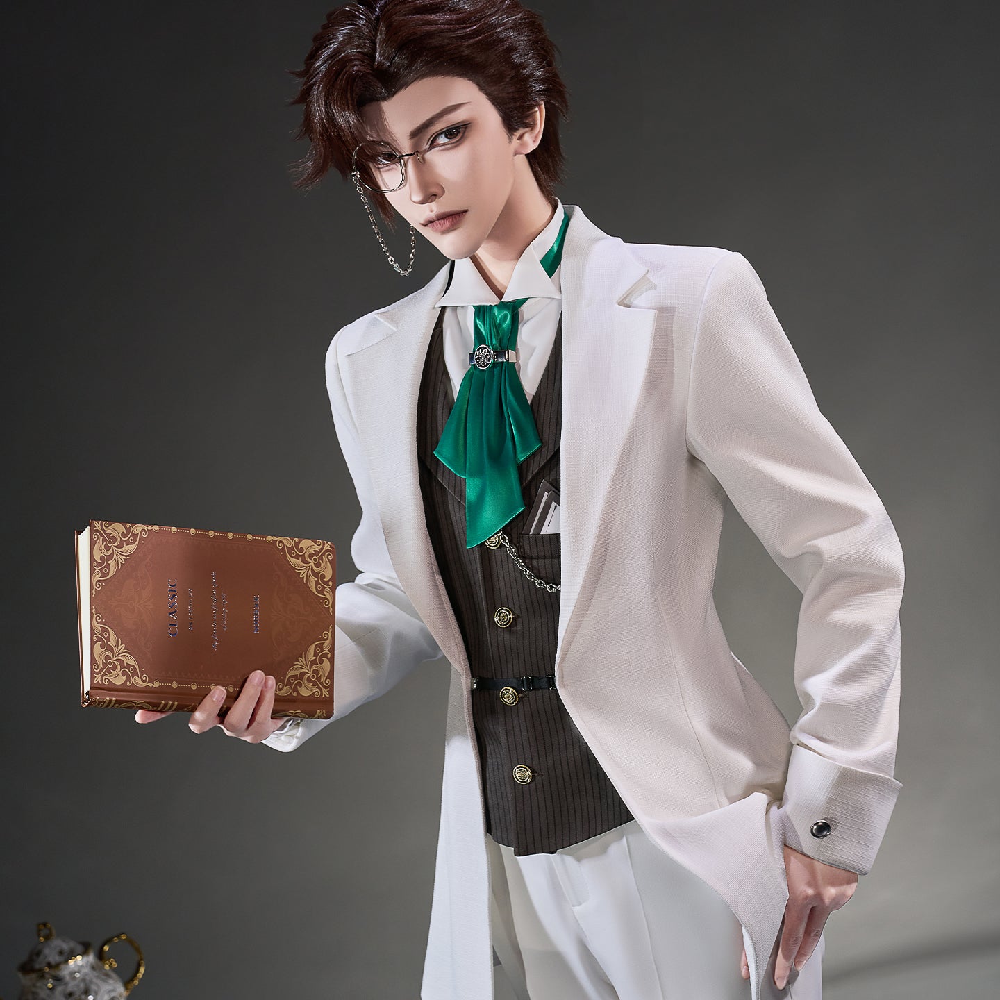 【Nekocos】Game Identity V Cosplay Novelist Cosplay Costume Premium Edition | Custom-Tailor