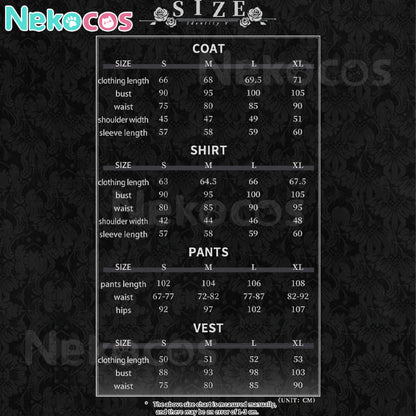 【Nekocos】Game Identity V Cosplay Novelist Cosplay Costume Premium Edition | Custom-Tailor