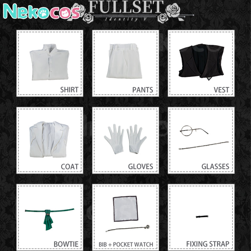 【Nekocos】Game Identity V Cosplay Novelist Cosplay Costume Premium Edition | Custom-Tailor