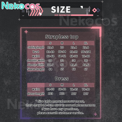 【Nekocos】Game Arknights Cosplay Civilight Eterna Condolence Cosplay Costume Premium Edition | Custom-Tailor
