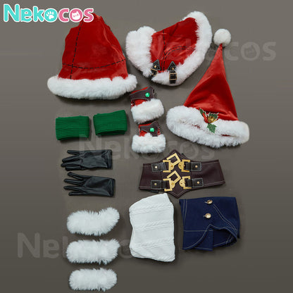 【Nekocos】Game Cosplay Tifa Lockhart Inukai Komugi Christmas Cosplay Costume Premium Edition | Custom-Tailor