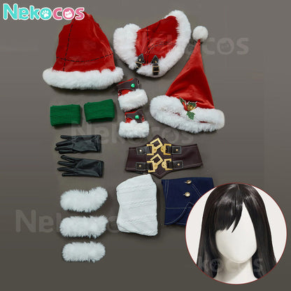 【Nekocos】Game Cosplay Tifa Lockhart Inukai Komugi Christmas Cosplay Costume Premium Edition | Custom-Tailor