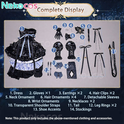【Nekocos】Game Arknights Collaboration Cosplay Sakiko Togawa Cosplay Costume Premium Edition | In Stock