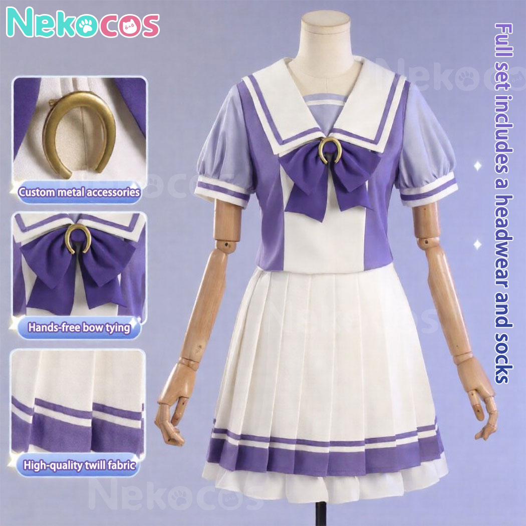 【Nekocos】Game Uma Musume Pretty Derby Cosplay Tracen Academy Girls Uniform Cosplay Costume | In Stock