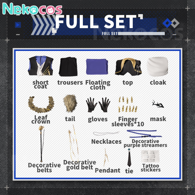 【Nekocos】Game Arknights Cosplay Tragodia Cosplay Costume Premium Edition | Custom-Tailor