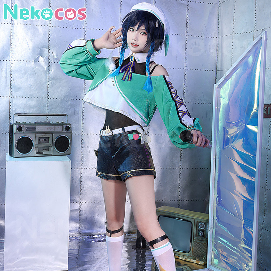 【Nekocos】Game Genshin Impact Cosplay Venti / Barbatos Cosplay Costume Premium Edition | Custom-Tailor