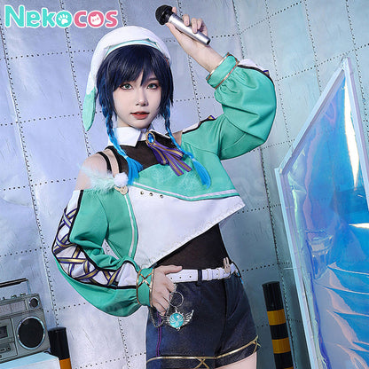 【Nekocos】Game Genshin Impact Cosplay Venti / Barbatos Cosplay Costume Premium Edition | Custom-Tailor