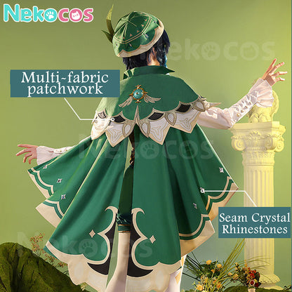 【Nekocos】Game Genshin Impact Cosplay Venti CosplayCostume Premium Edition | In Stock