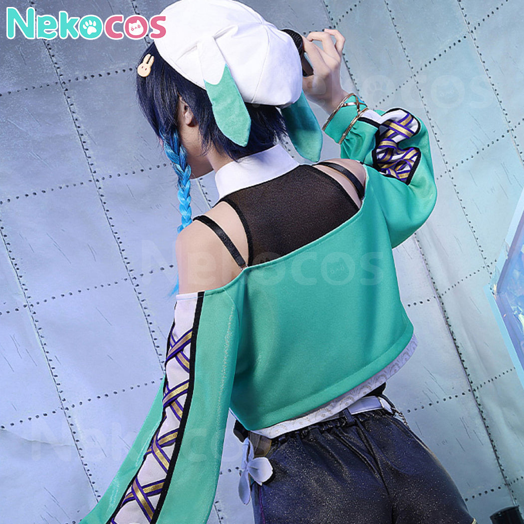 【Nekocos】Game Genshin Impact Cosplay Venti / Barbatos Cosplay Costume Premium Edition | Custom-Tailor
