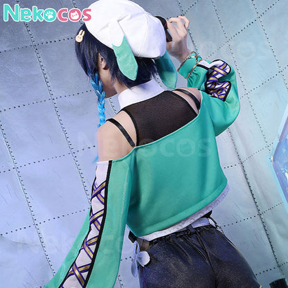 【Nekocos】Game Genshin Impact Cosplay Venti / Barbatos Cosplay Costume Premium Edition | Custom-Tailor