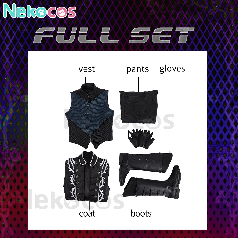 【Nekocos】Game Cosplay Vergil  Cosplay Costume | Custom-Tailor