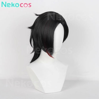 【Nekocos】Game League of Legends Arcane 2 Cosplay Vi Black Cosplay Wig | In Stock
