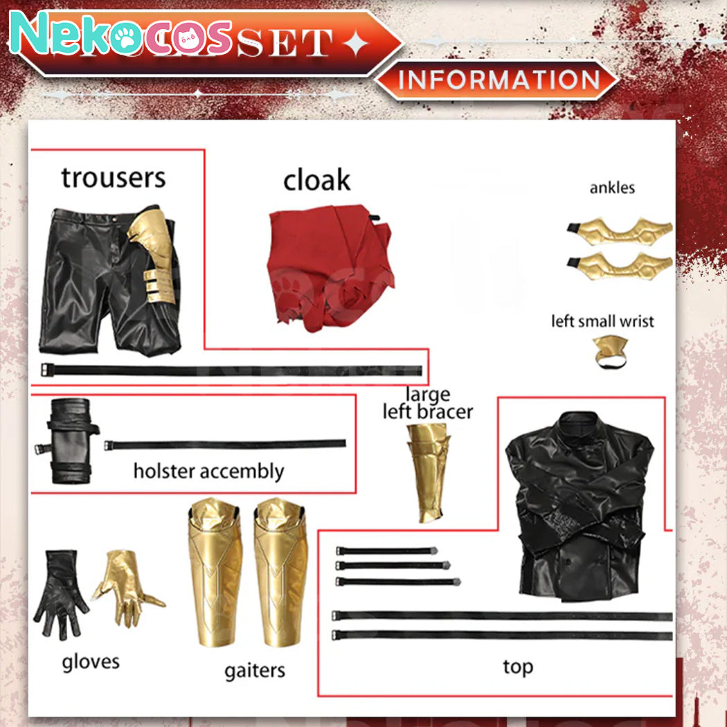 【Nekocos】Game Cosplay Remake Vincent Valentine Cosplay Costume | Custom-Tailor