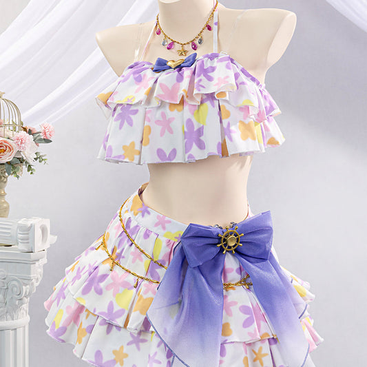 【Nekocos】Game Uma Musume Pretty Derby Cosplay Vivlos Swimsuit Cosplay Costume | Custom-Tailor